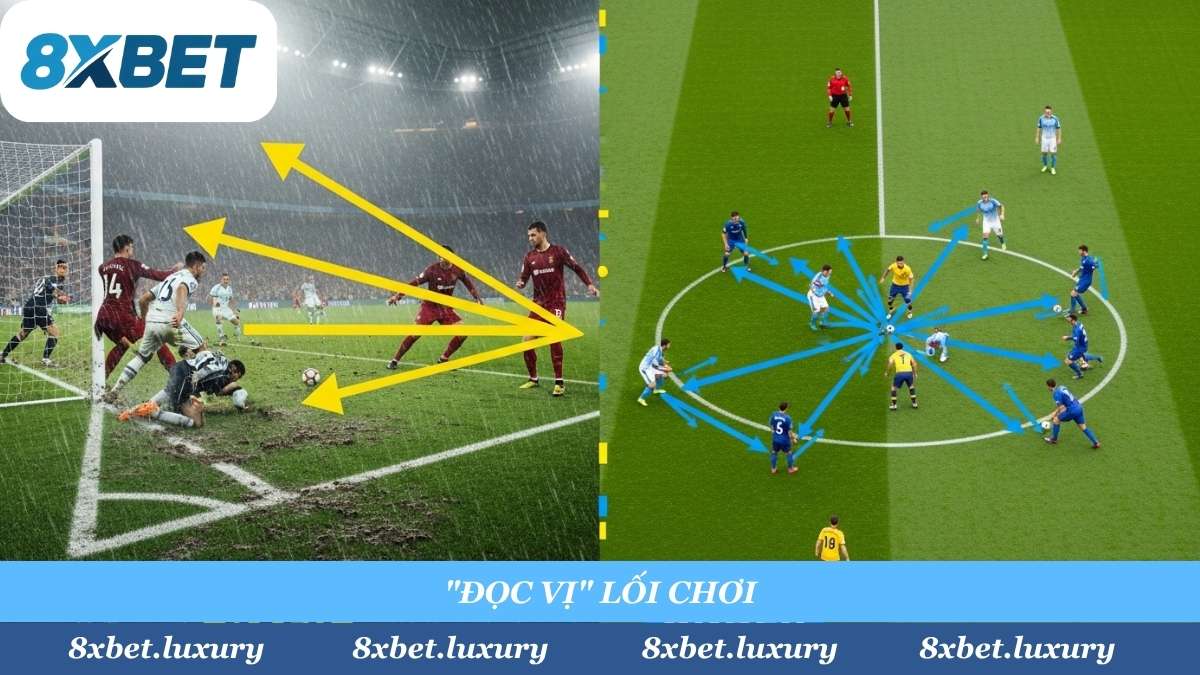 Bí kíp "soi" TÀI ném biên: Tìm các đội Ngoại Hạng Anh có lối chơi "tạt cánh đánh đầu" hoặc các đội "cửa dưới" chuyên "phá bóng" ra biên.