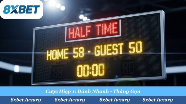 Cược Hiệp 1 Bóng Rổ (1st Half) Là Gì? Cách Soi Kèo HT Tại 8Xbet